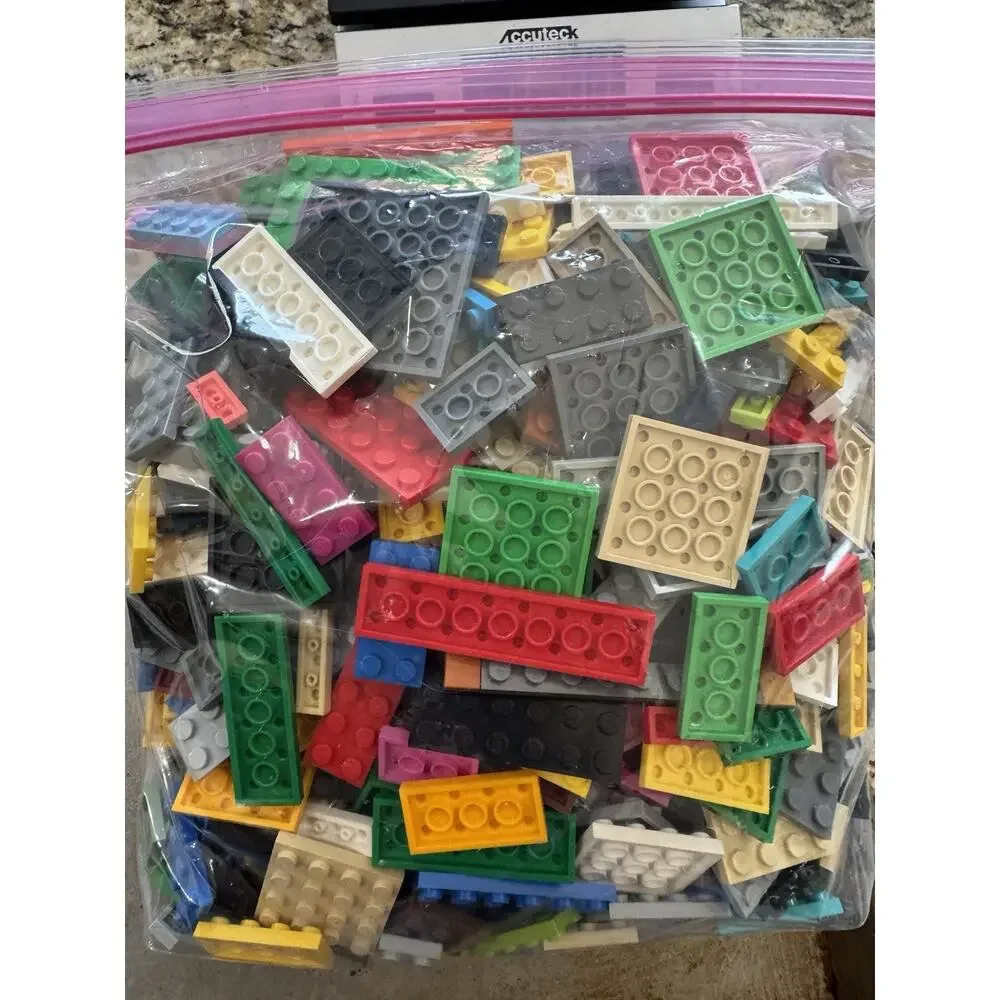 2 lbs Mixed LEGO Lot - Authentic Genuine Bricks Parts & Pieces Cleaned & Sorted - Picture 6 of 6